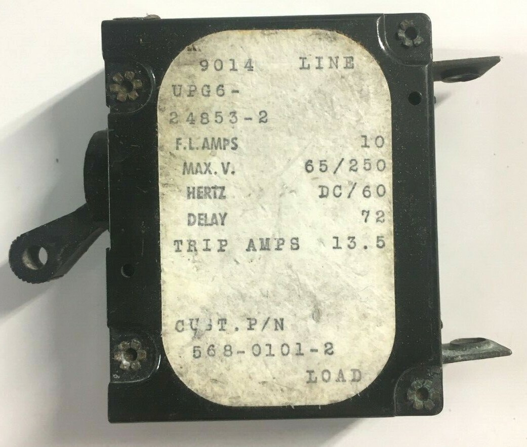 10AMP Airpax Boat Circuit Breaker Switch 9014