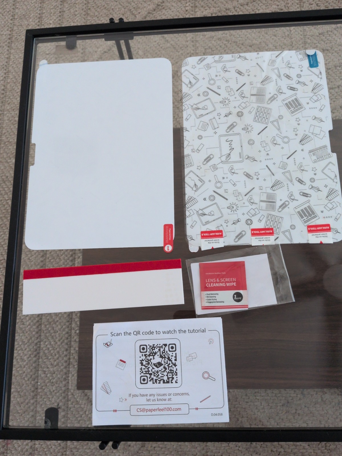 MOBDIK 2 Pack Paperfeel Screen Protector Compatible 10th/air 11, Transparent