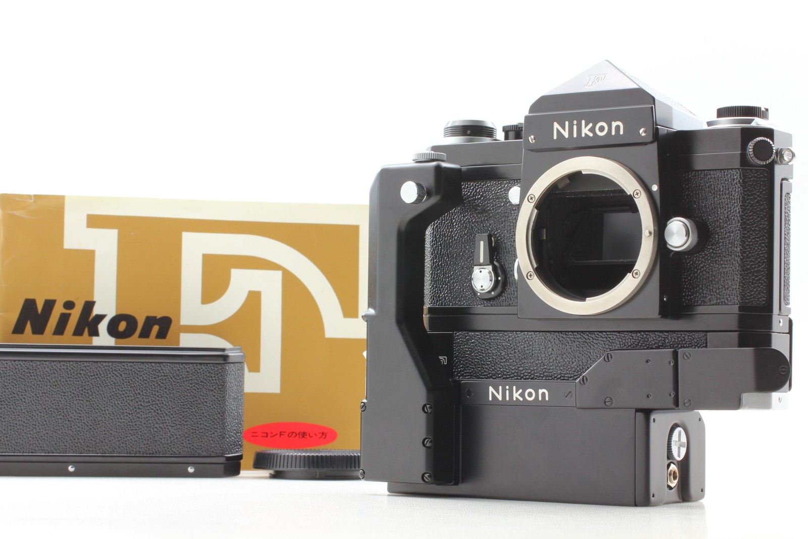 [Unused] Nikon Apollo New F Eye Level Motor Drive F-36 Black Film Camera JAPAN