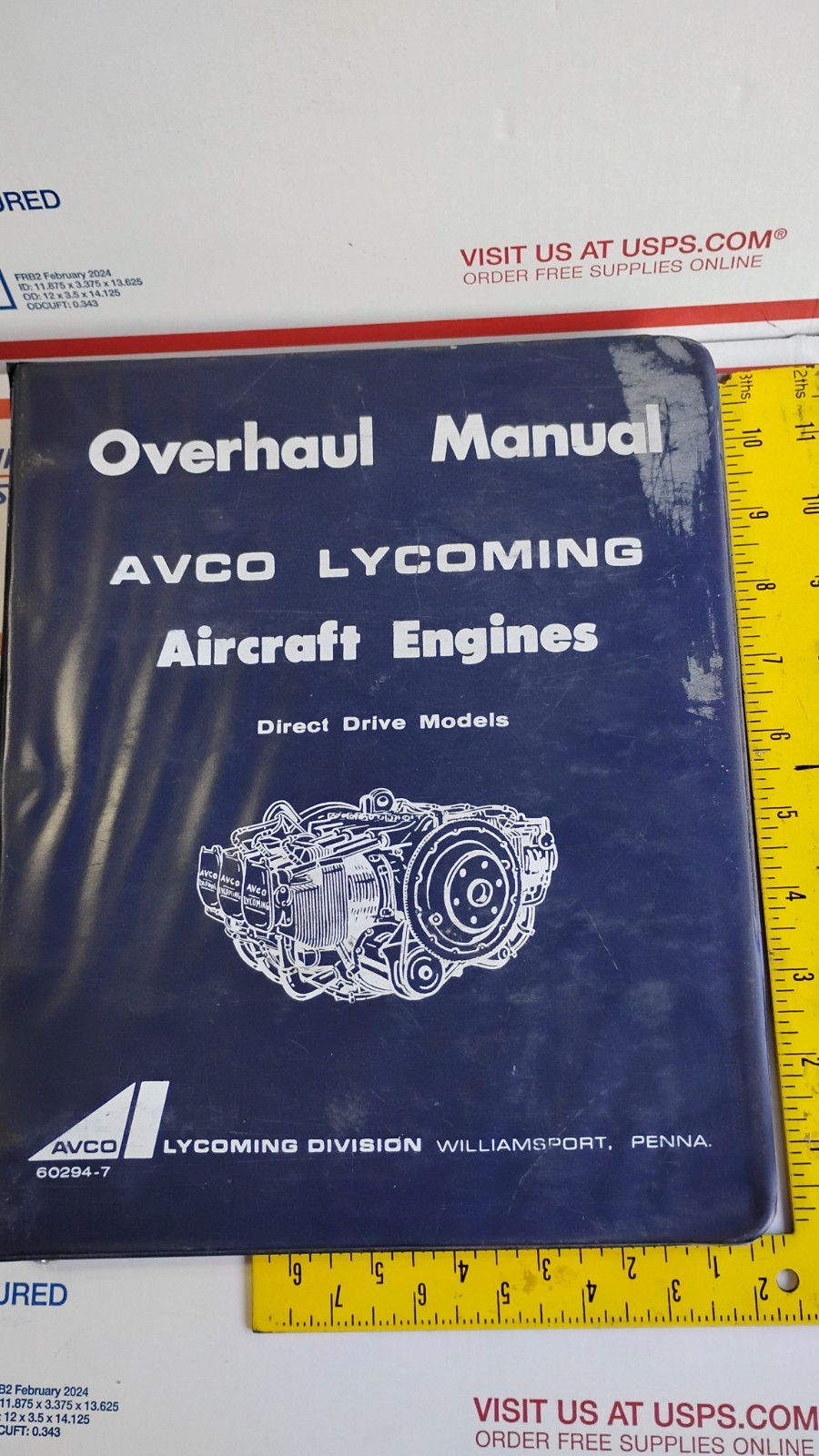 Lycoming Direct Drive Engines Overhaul Manual 320 360 CESSNA PIPER BEECH  1971