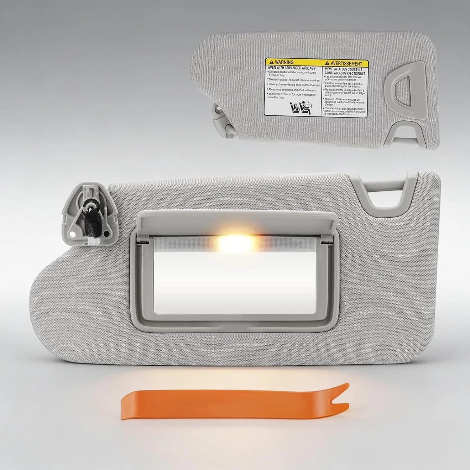 Sun Visor with Vanity Light Compatible with 2013 2014 2015 2016 2017 2018 Nissan