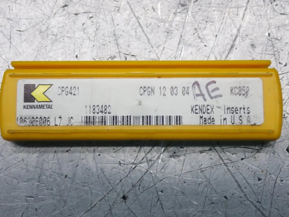 KENNAMETAL CPG421 MILLING INSERTS 3 PKGS 09240250071