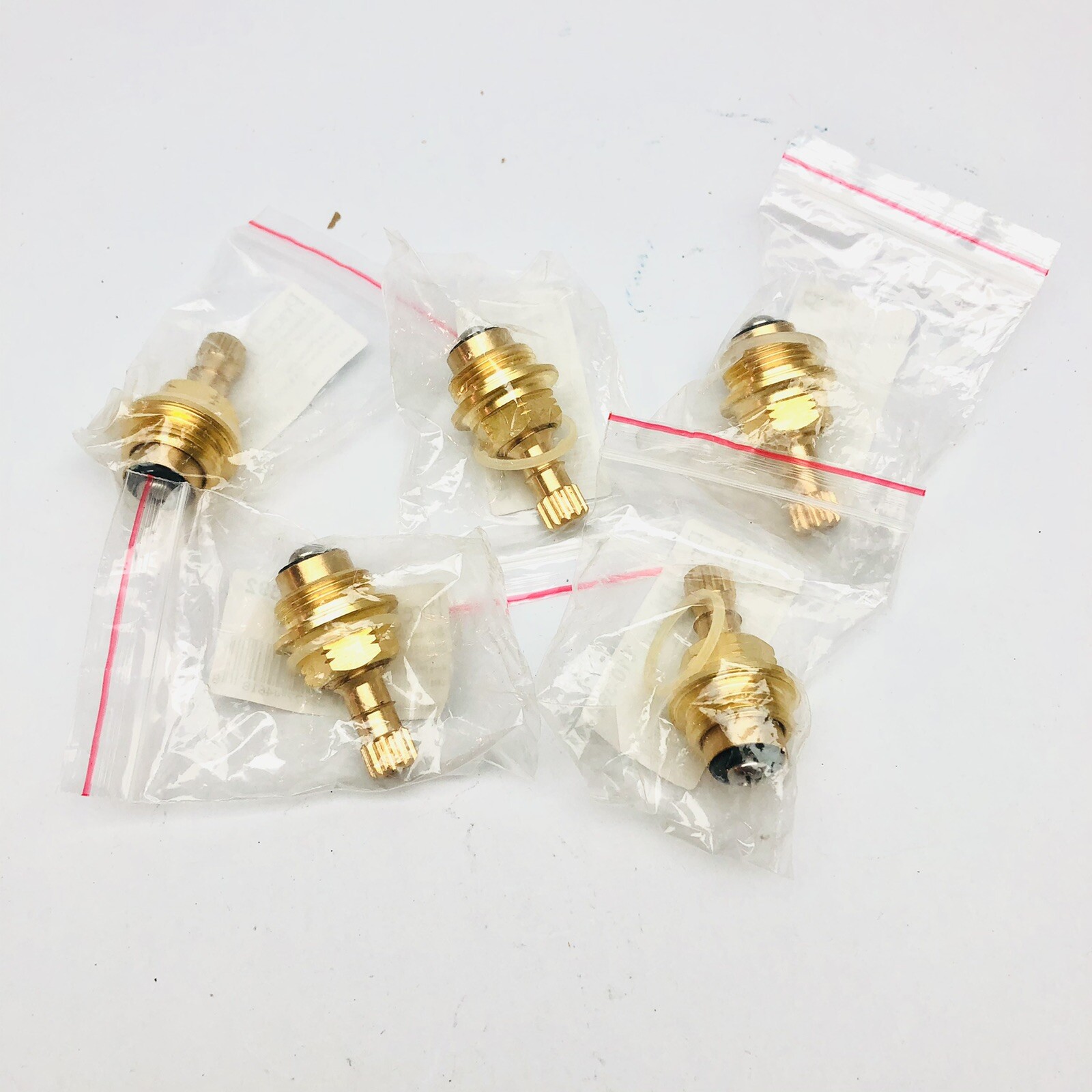 LOT OF 5 PFISHER 910-392 HOT AND COLD STEM KITCHEN FAUCETS
