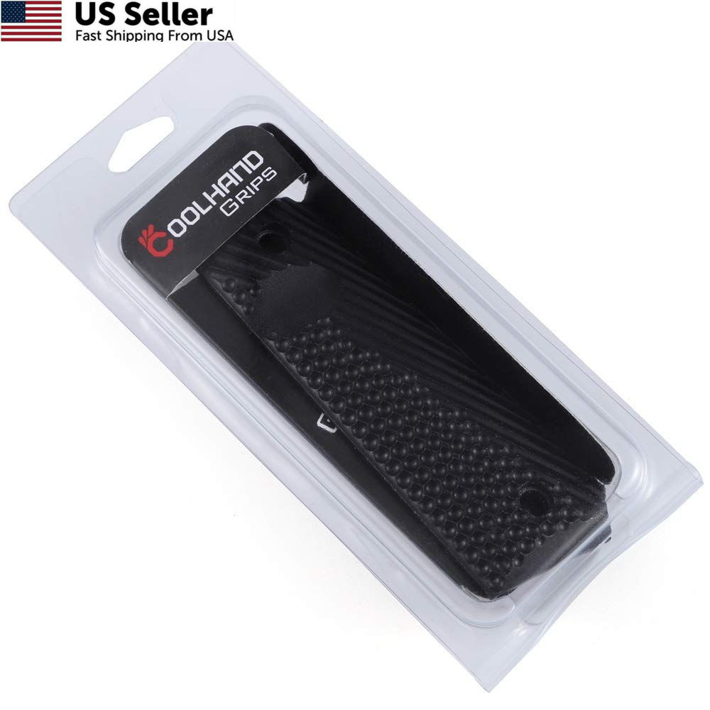 Cool Hand 1911 G10 Grips Full Size Ambi Safety OPS Texture Screws