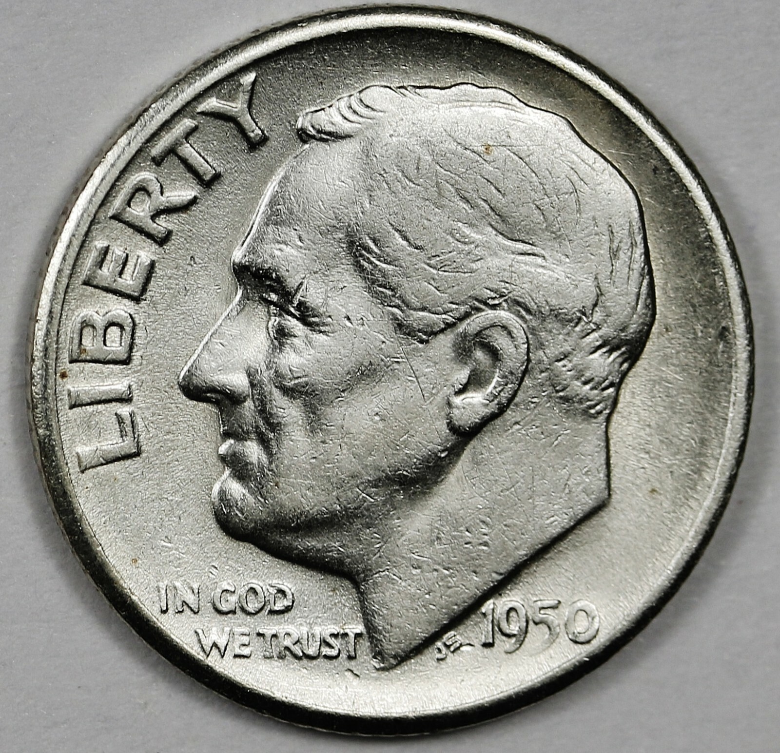 1950-s Roosevelt Dime.  High Grade.  INVENTORY H.   167914