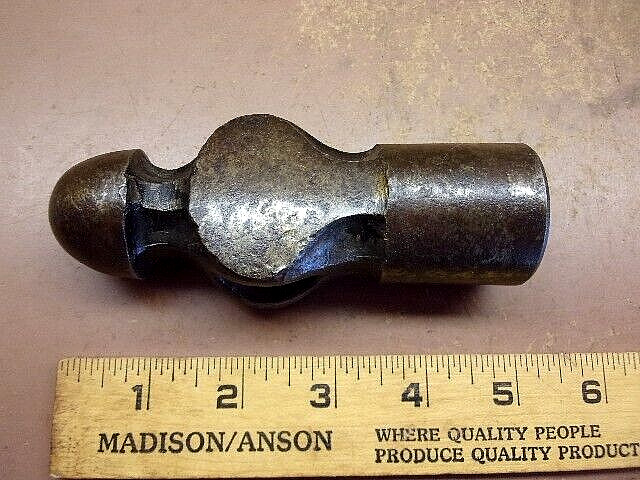 Vintage Unbranded 32 Oz. Ball Peen Hammer Head 5" Wide 1 1/2" Hammer Face BL