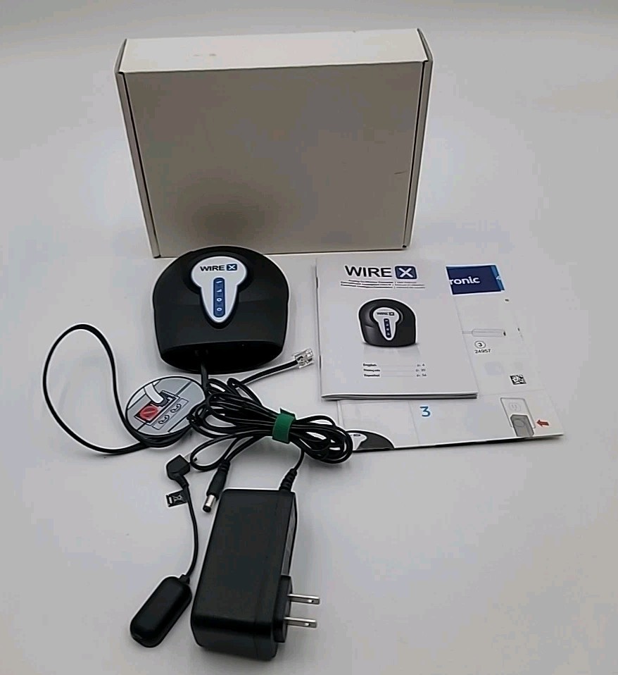 MEDTRONIC E Device WireX Module Converter Manual Power Cord Box Landline To Cell