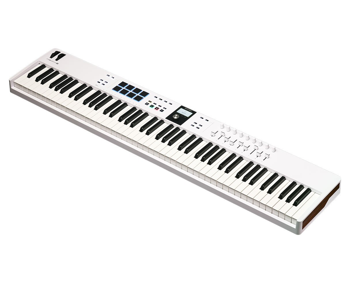 Arturia KeyLab Essential 88 mk3 88-Key MIDI Controller Keyboard - White
