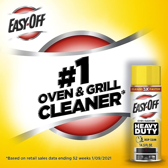 Easy-Off Heavy Duty Oven Cleaner Regular Scent 14.5 oz Can
