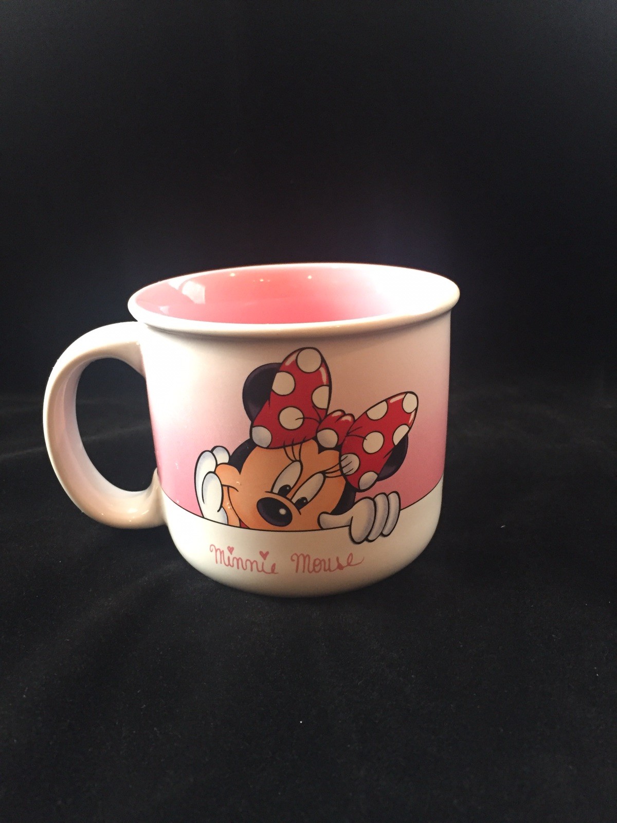 Disney World  Minnie Mouse Coffee Mug Pink Mug