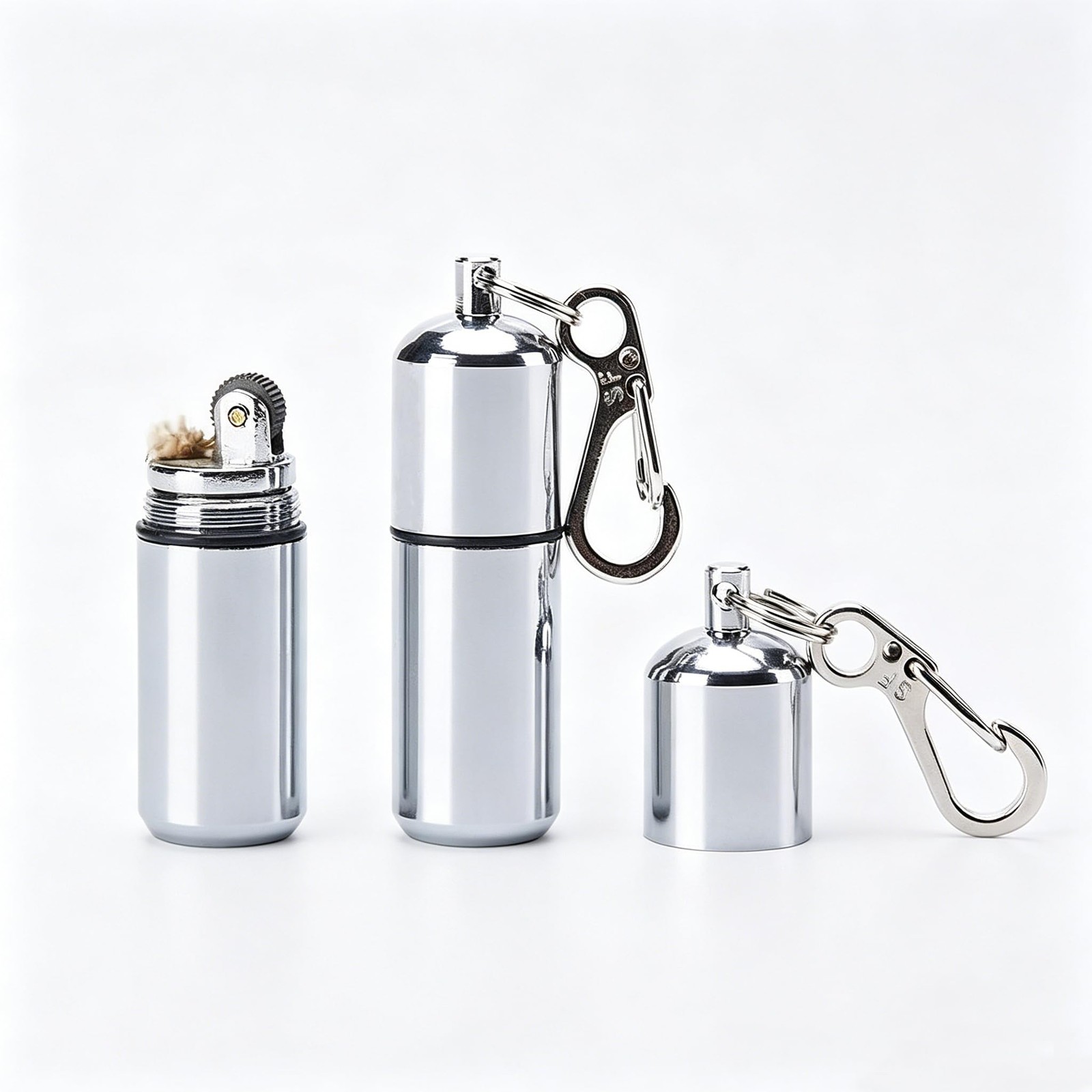 2 Pack Keychain Peanut Lighter EDC Mini Waterproof Lighter for Fire Starter S...