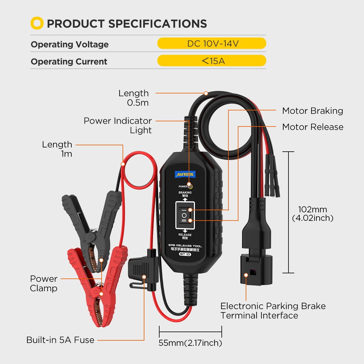 2025 NEW EPB Tool Electronic Parking Brake Reset Tool Reset & Emergency Release