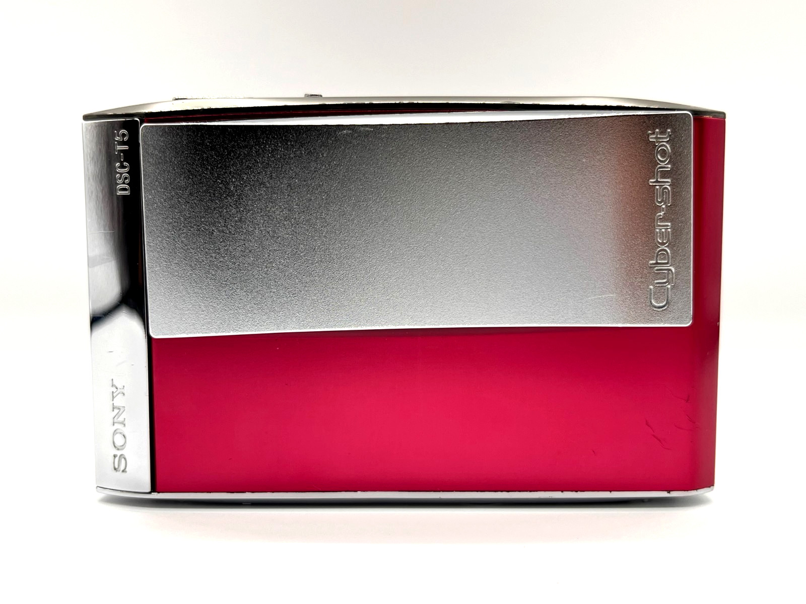 Sony Cyber shot DSC-T5 Digital Camera 5.1MP w battery charger case and SD card +