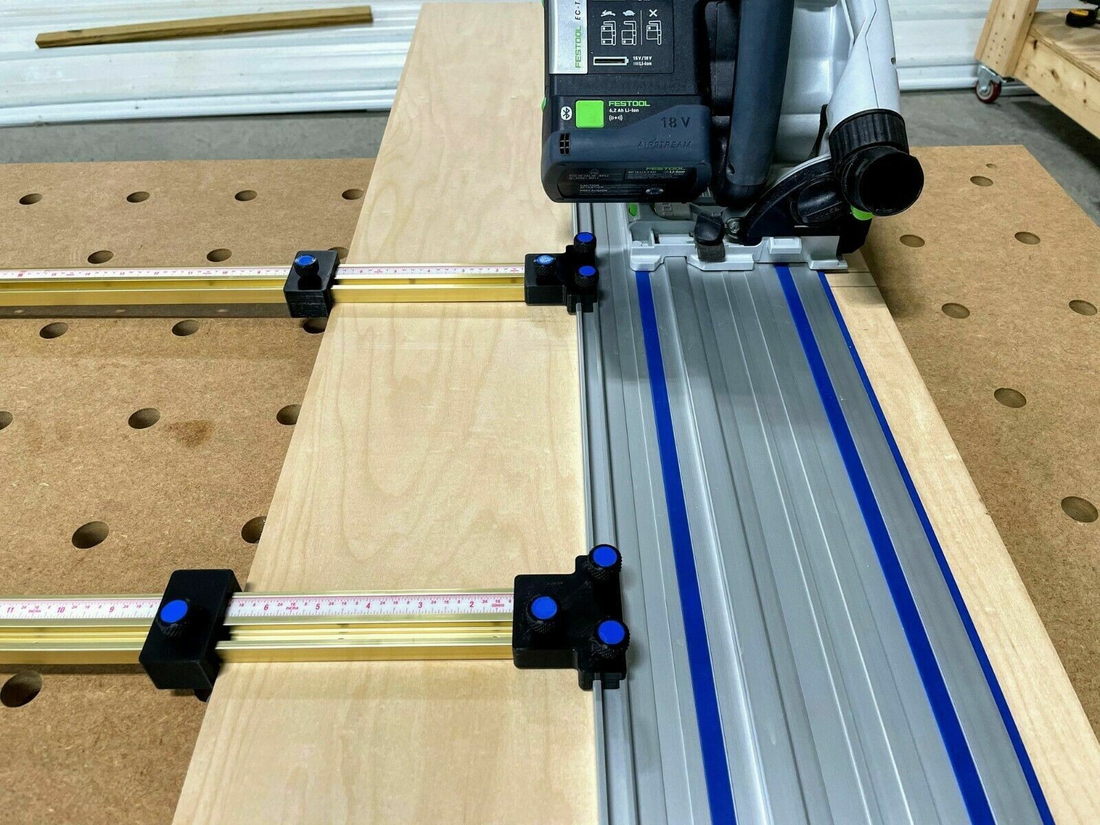 Kreg Parallel Guides for Kreg Guide Rails and Track Saws by ToolCurve