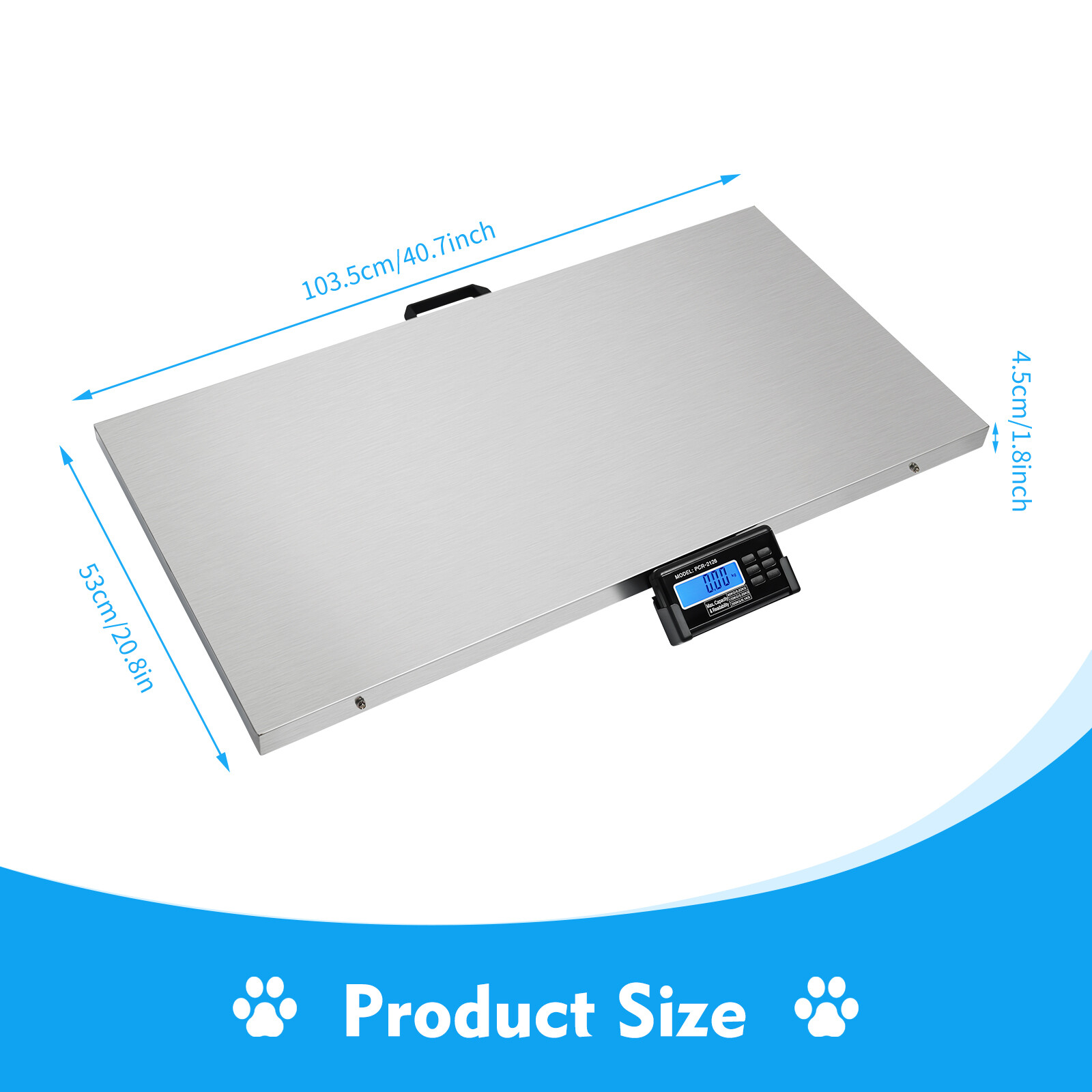 LARGE 440LB Dog Digital Pet Weight Scale for Shipping Veterinary Livestock NEW