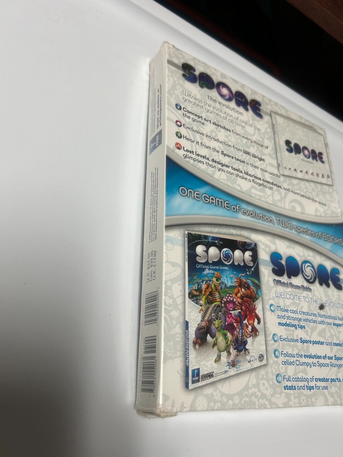 Spore Prima Official Strategy Guide Limited Edition Bundle PC Maxis EA Sealed