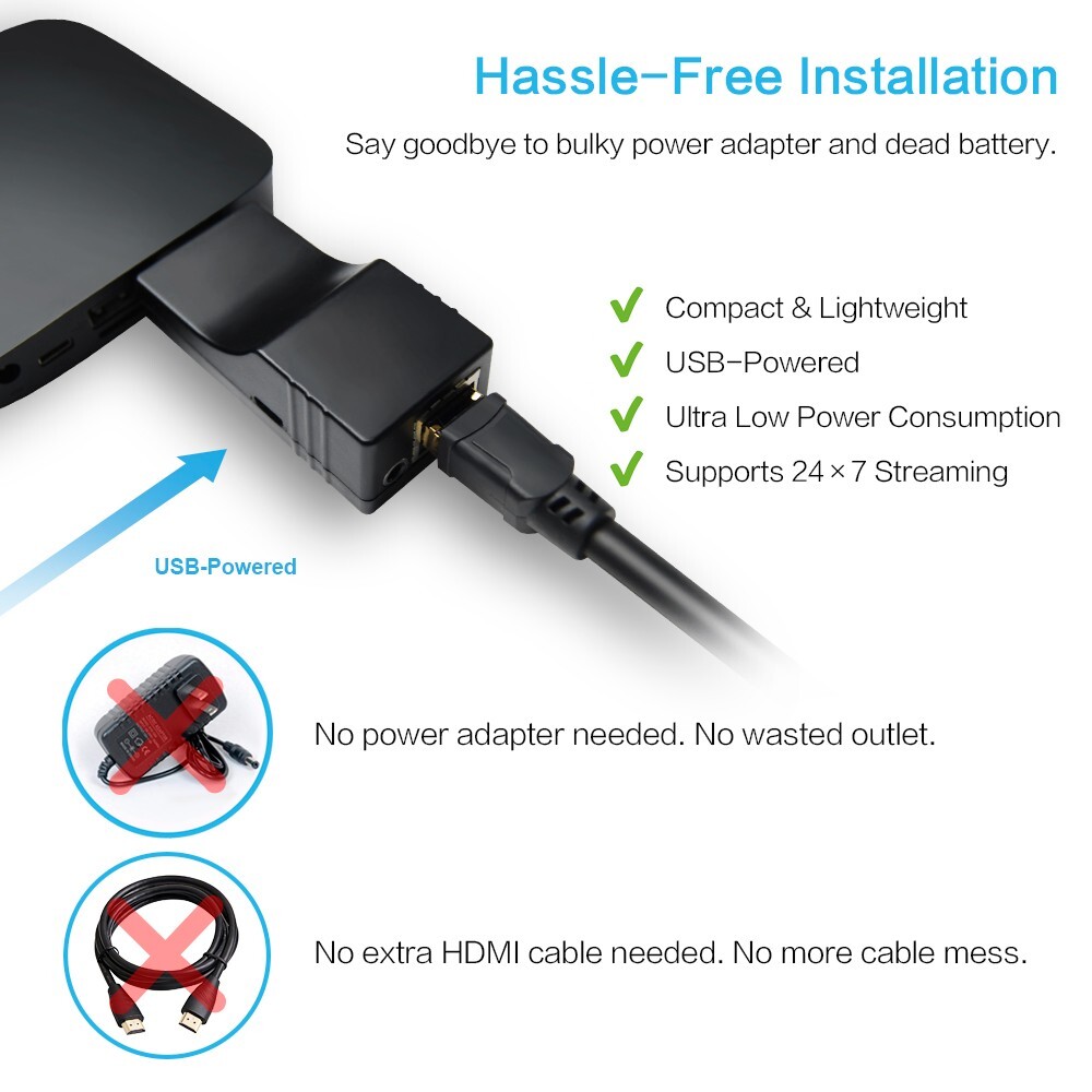 Mini HDMI Encoder Live Streaming Portable RTMP RTMPS RTSP 1080P Video Encoder