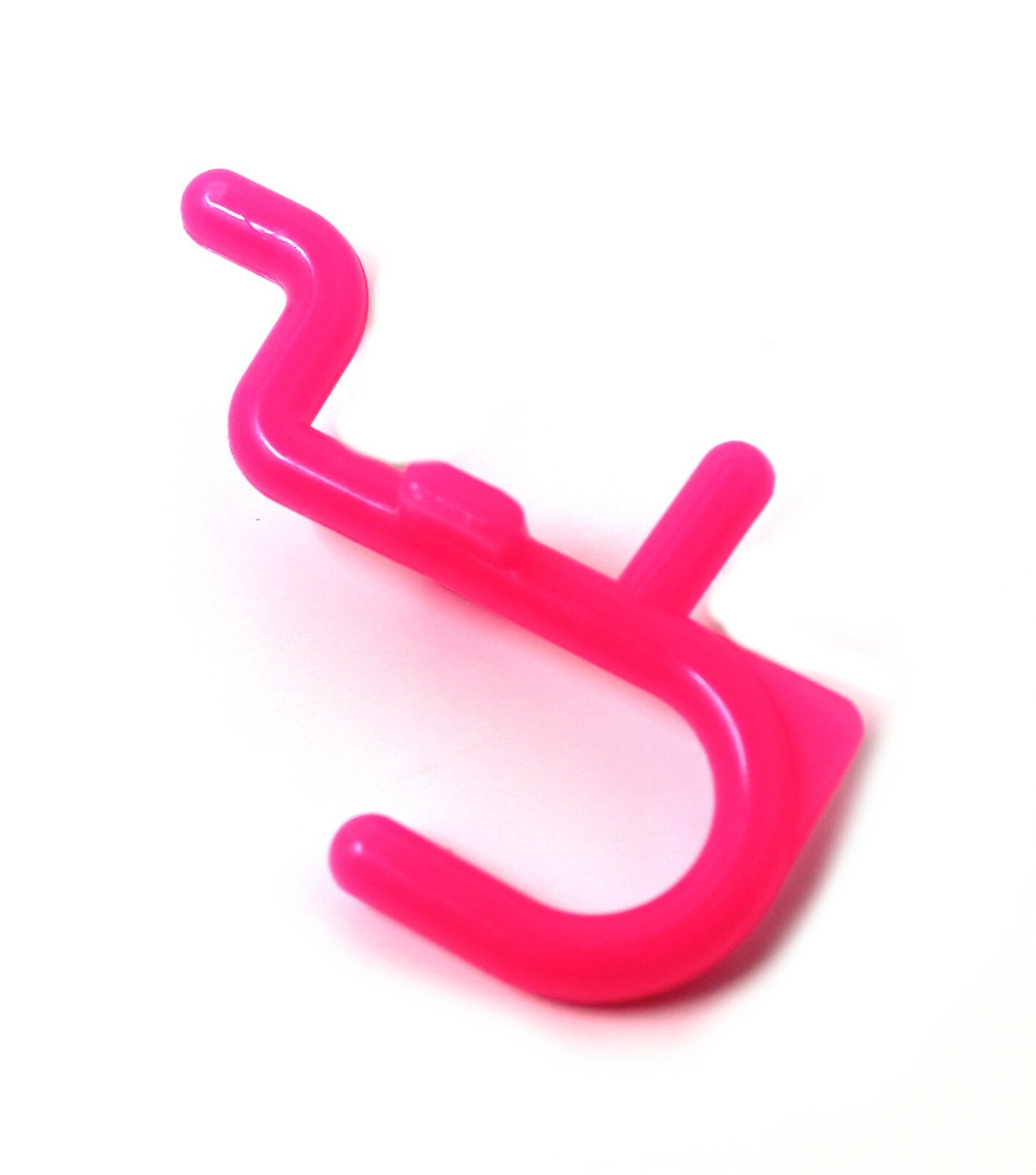 Plastic Pink J Hook Peg Board Hook Kit Tool Storage Craft Hooks Pick A Pack