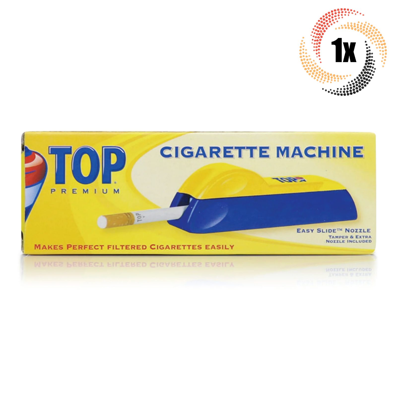 1x Machine Top Filtered Cigarette Machine | King Size | + 2 Free Rolling Tubes