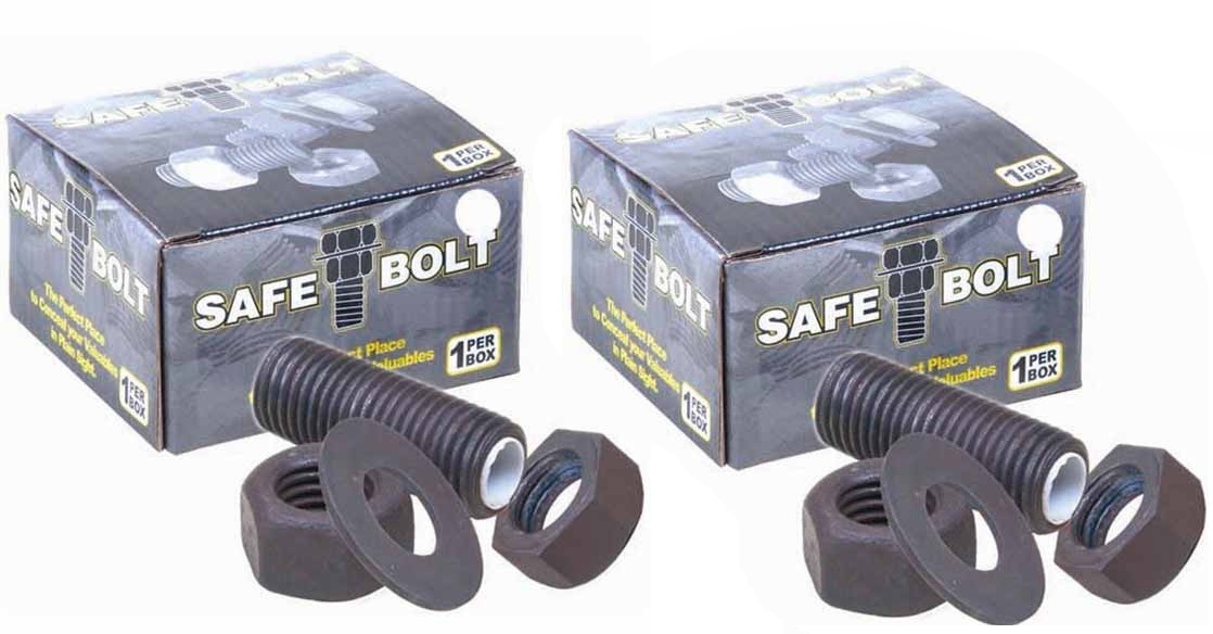 BUY TWO REAL STEEL Diversion NUT, WASHER & BOLT spy SAFE 3/4"x 3 1/8" long