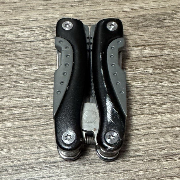 Stainless Steel Folding Multi-Tool Pliers w/ Knife Blade Screwdrivers & File