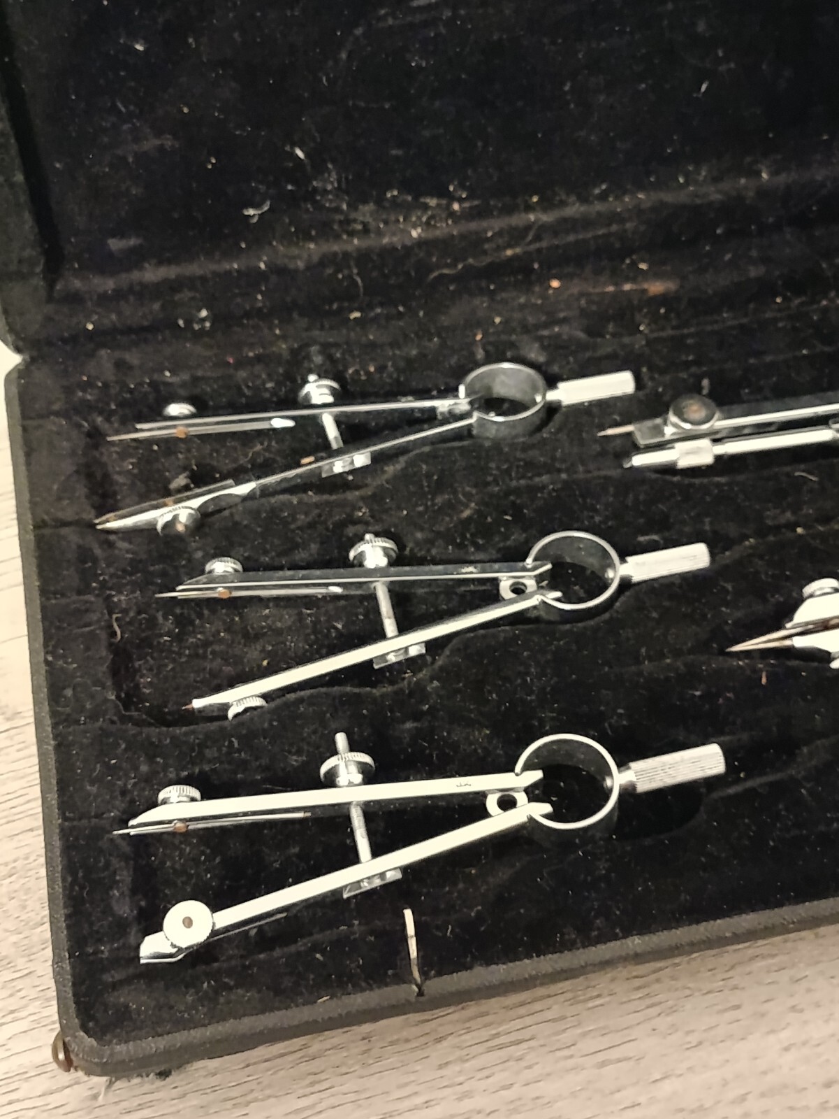 Vintage Jakar S100 Technical Engineering Drawing Compass Set & Case 1970s Czech