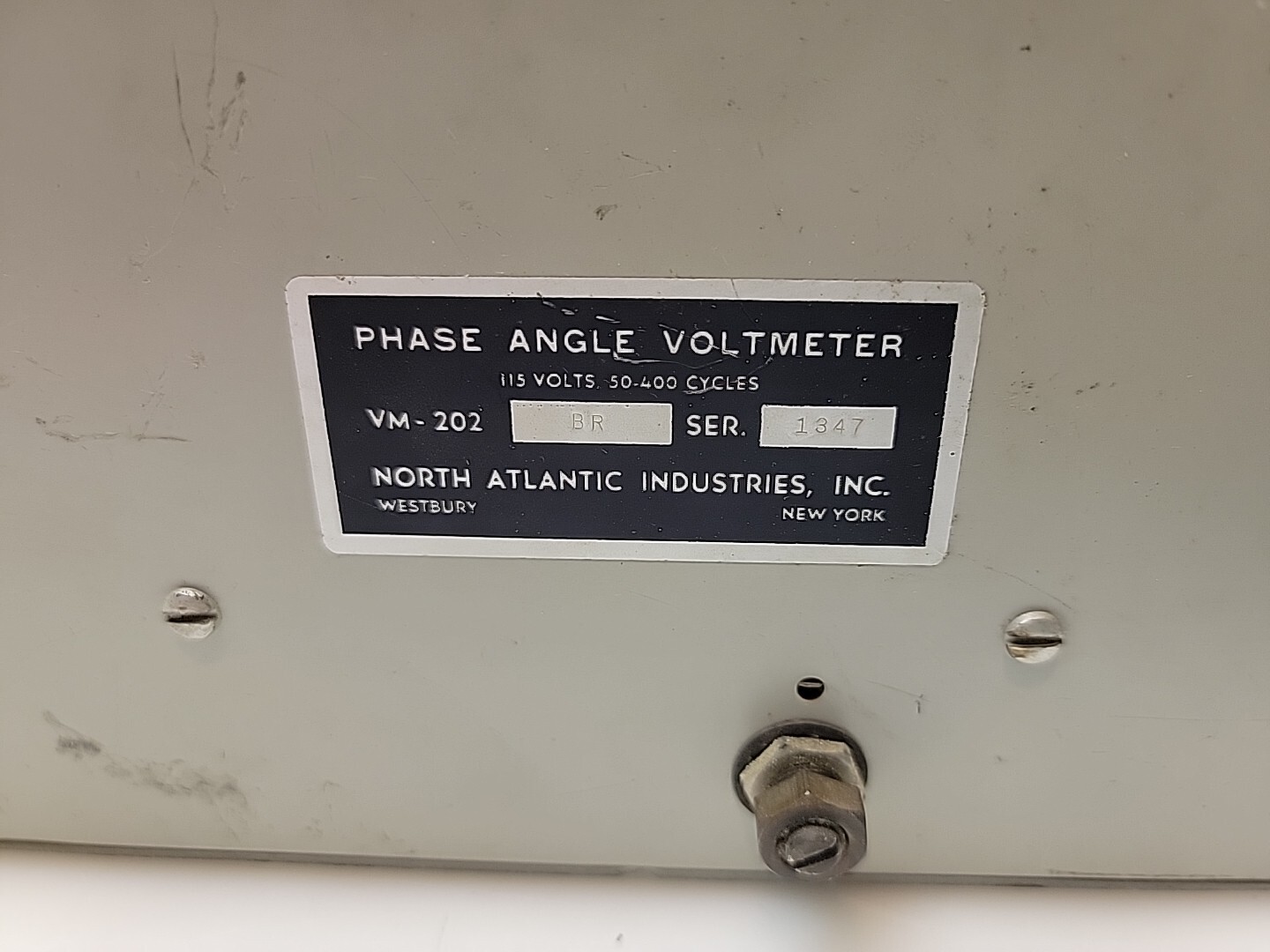 North Atlantic 202BR Phase Angle Voltmeter