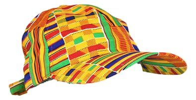African Kente Hat 2, Baseball Hat, Ankara Cap, Print...