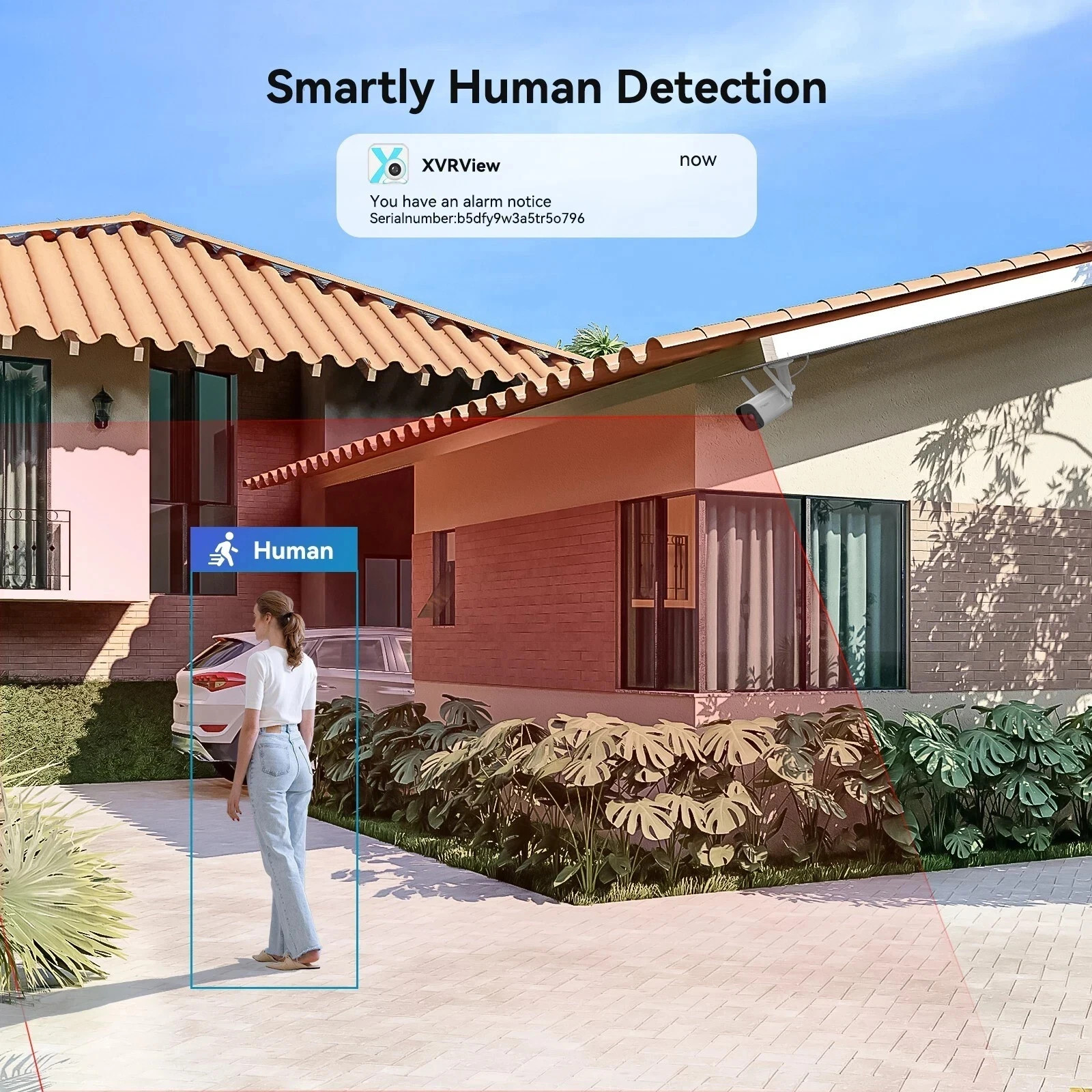3MPHome IP Camera System Outdoor 8CH NVR 500GB Home Security Motion Detection