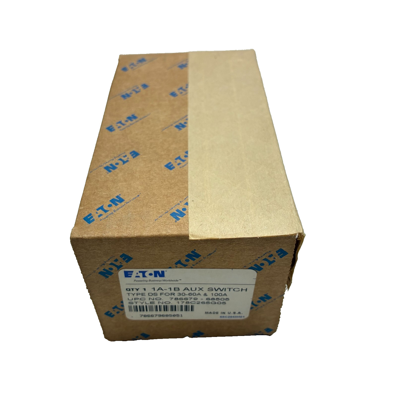 EATON 178C265G05 AUX SWITCH KIT 10A 250VAC