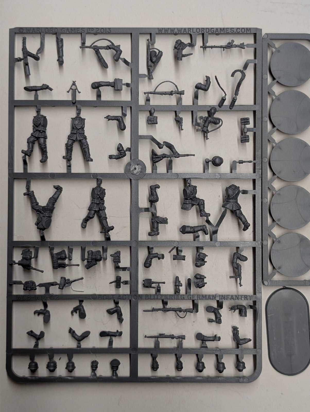 Blitzkrieg German Infantry Sprue Bolt Action 28mm WWII Germany Warlord Games