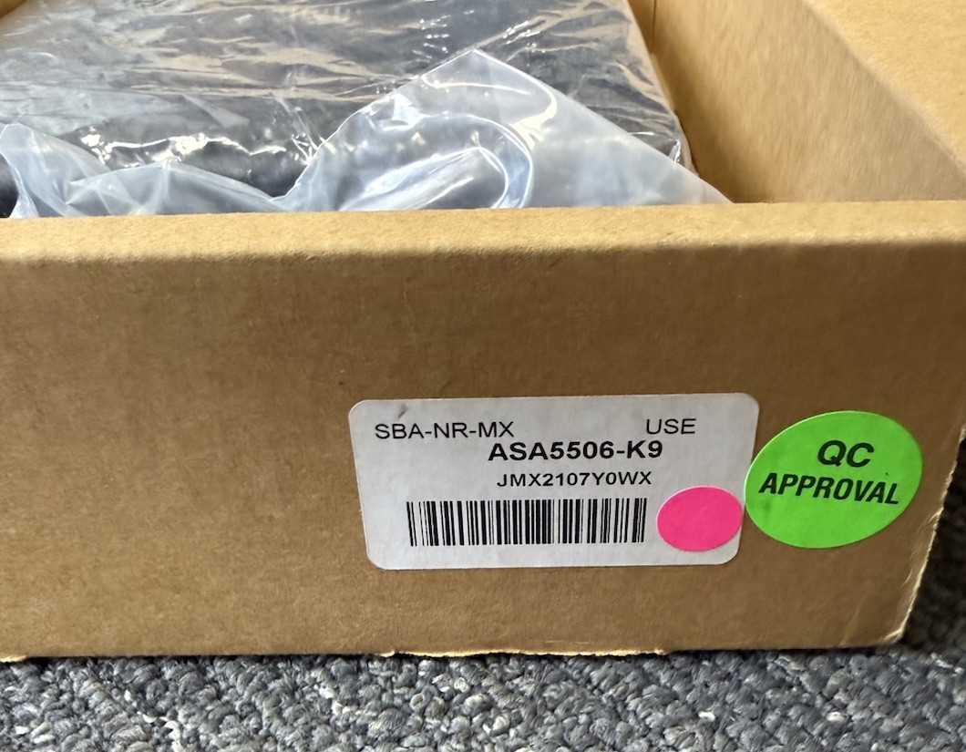 Cisco ASA5506-K9 Network Security Appliance, Firewall FirePOWER Services, 8-Port