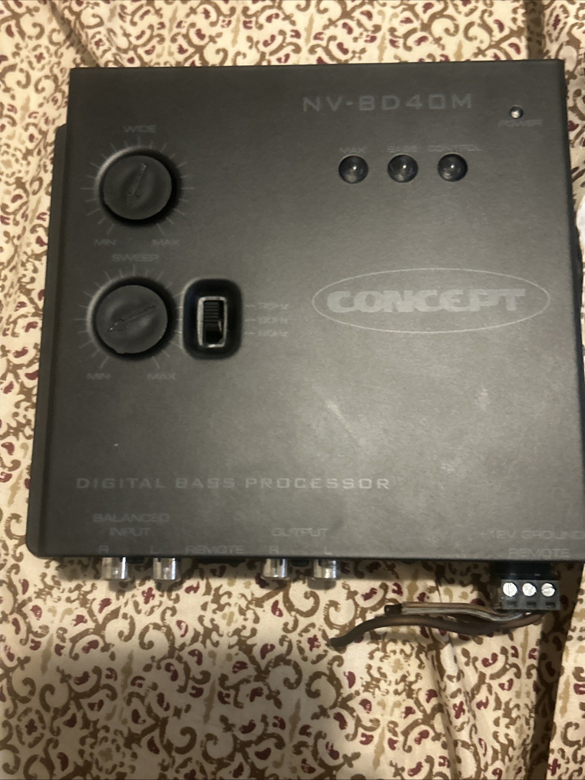 Concept Digital Bass Processor