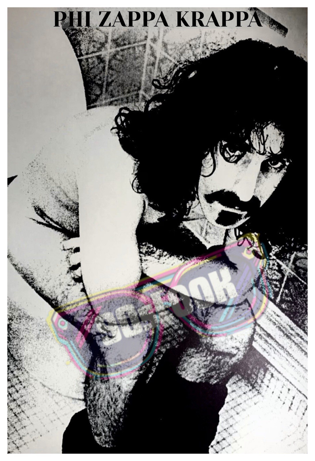 FRANK ZAPPA PHI ZAPPA KRAPPA VINTAGE 1970 REPRODUCTION TOILET POSTER PRINT 13x19