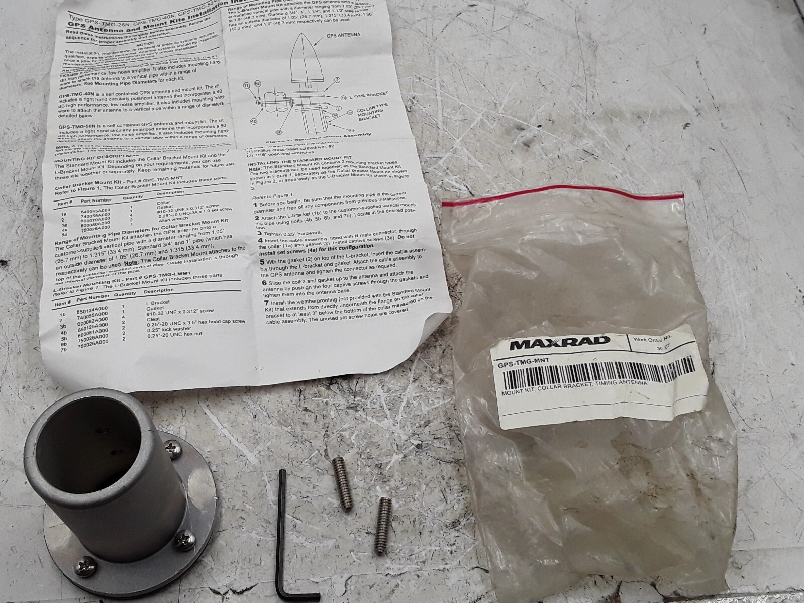 MAXRAD GPS-TMG-MNT Mount Kit