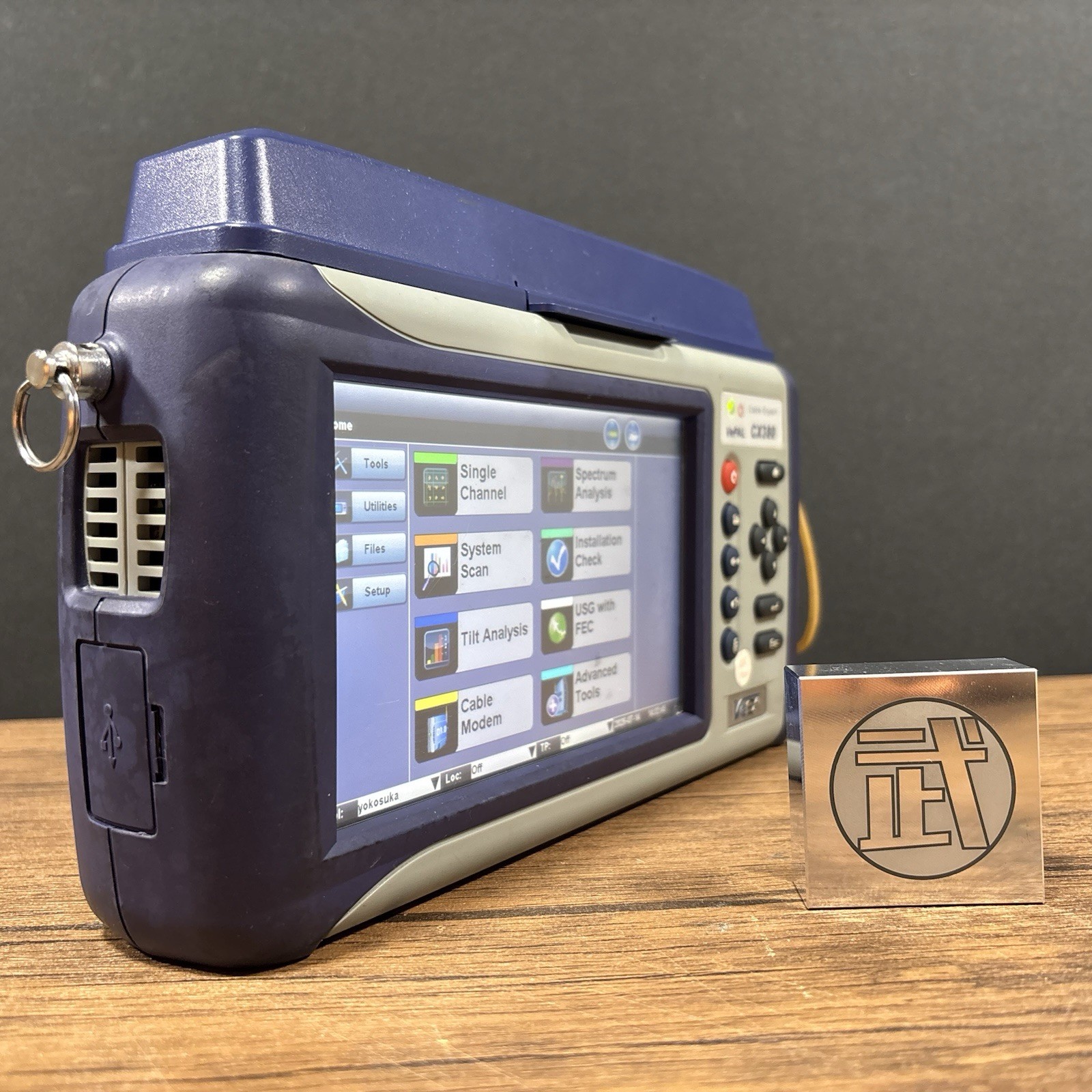 VeEX VePAL CX380 Advanced CATV Analyzer Tested & Working w/Case & Accessories