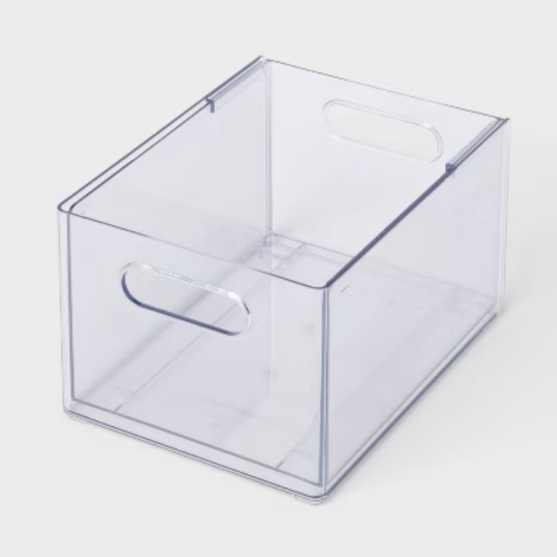 Plastic Expandable Deep Pantry Bin