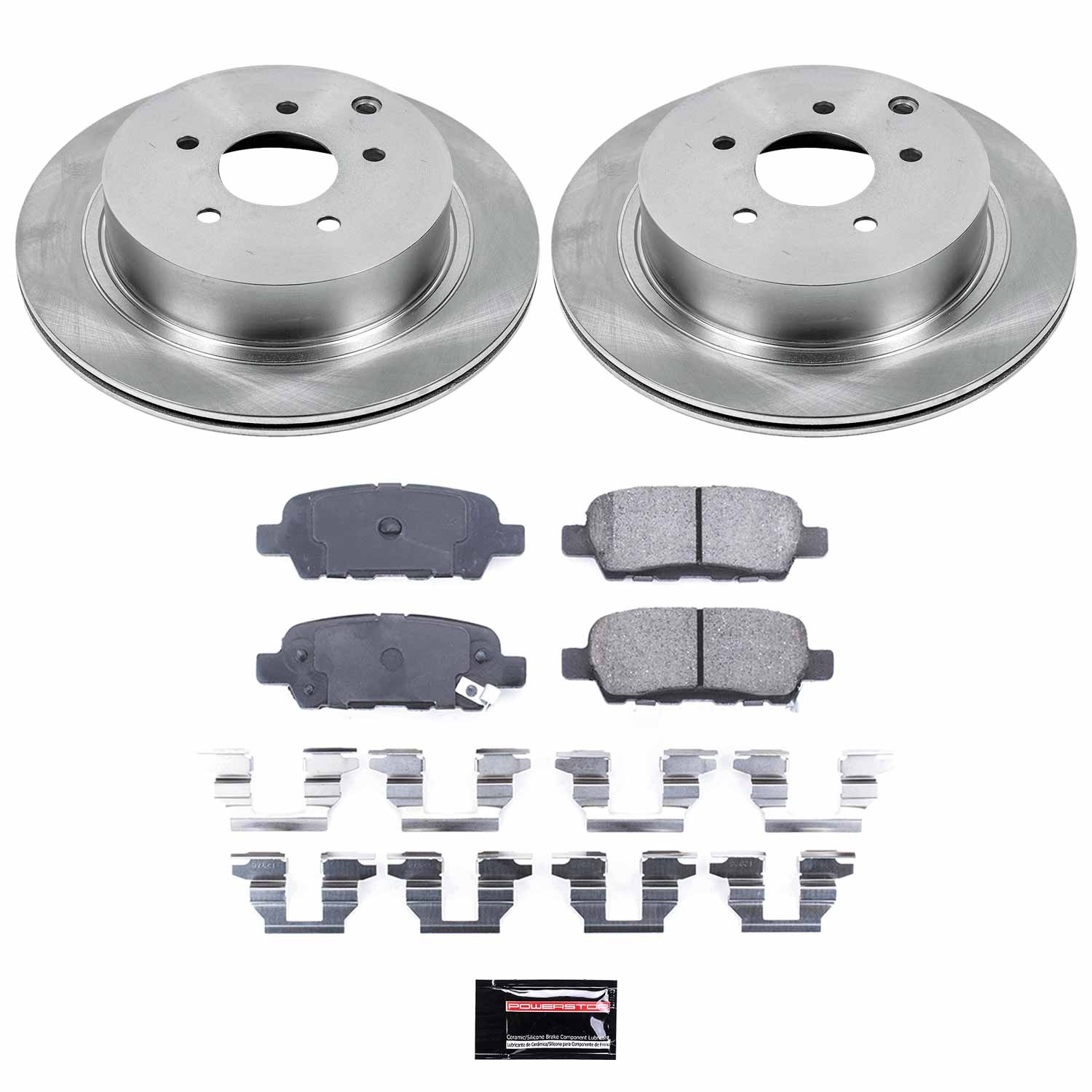 Power Stop for 03-12 Infiniti FX35 Rear Autospecialty Brake Kit