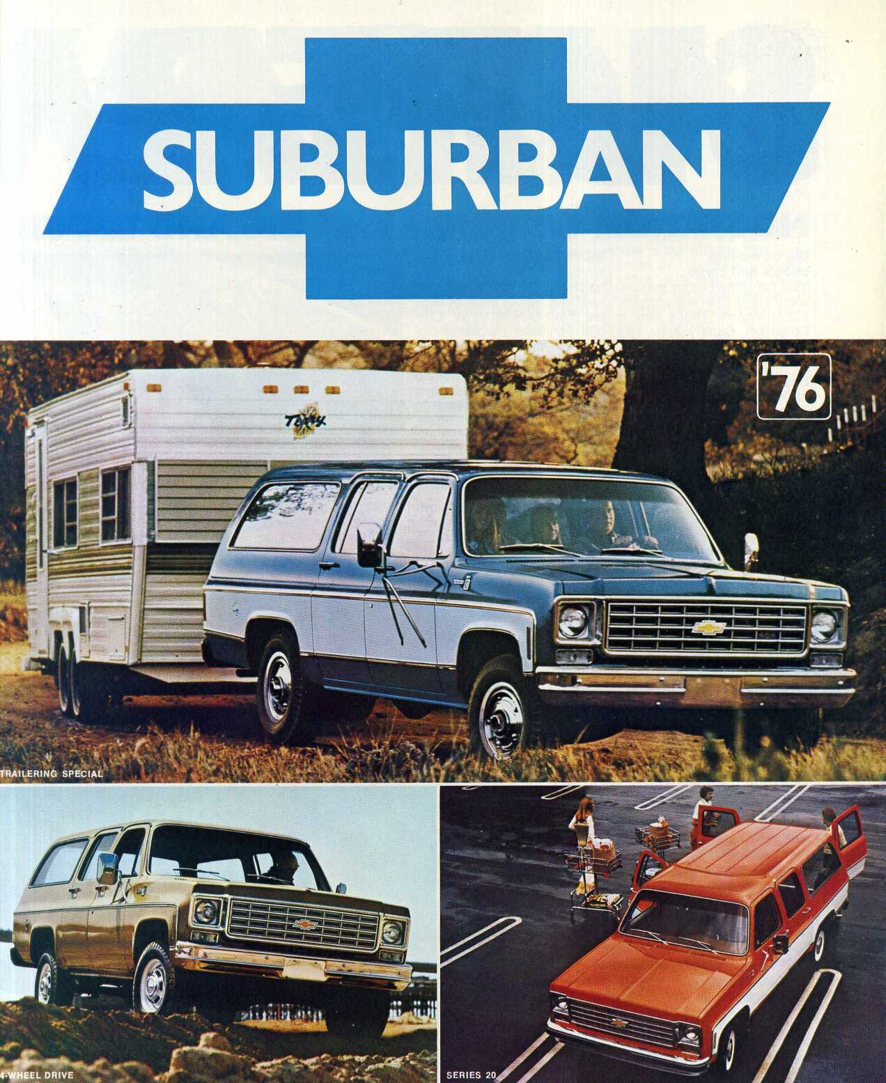 Chevrolet Suburban 1976 Dealer Brochure