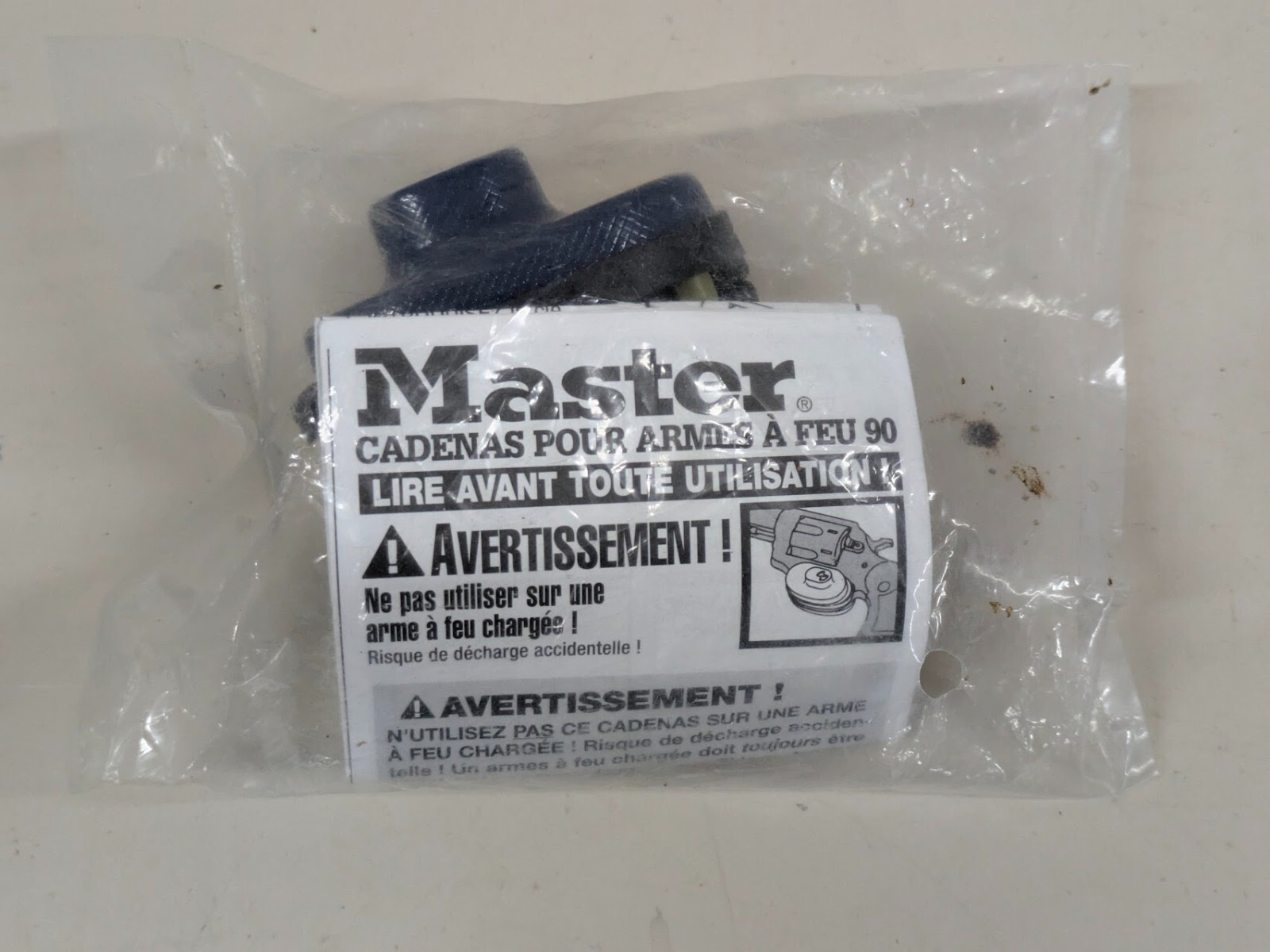 Master Lock 90DSPT Keyed Gun Trigger Lock, 1 Pack Gun Lock With 2 Keys