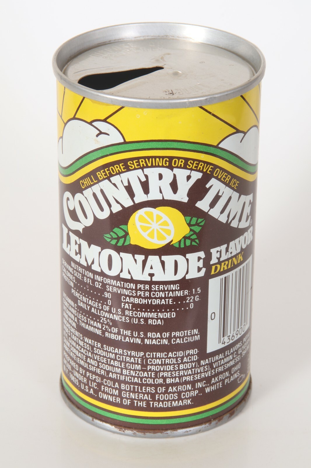 Country Time Lemonade Soda can - S/S