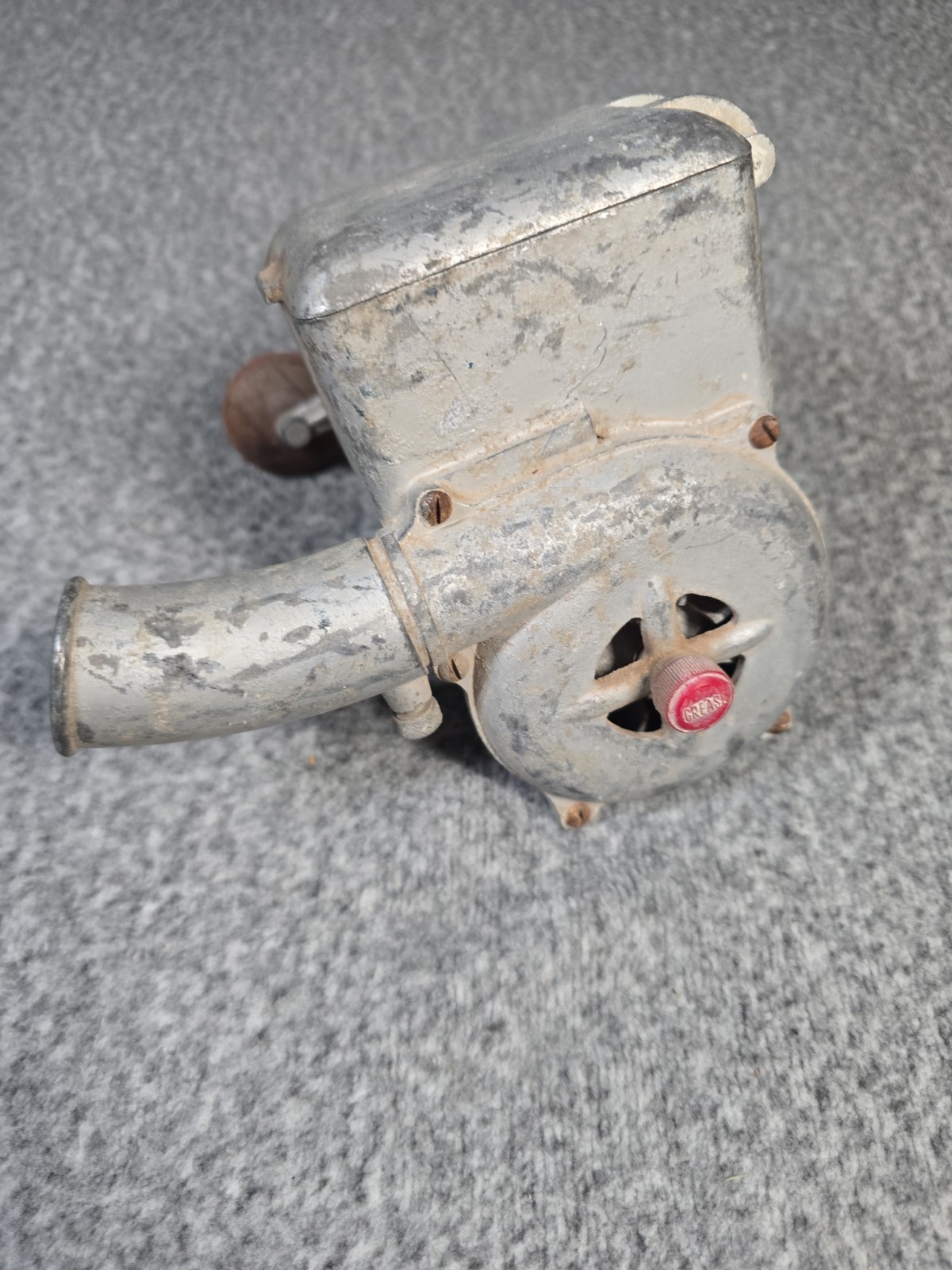 Antique Handheld Crank Handled Seeder From 1920's Handle Broken Off