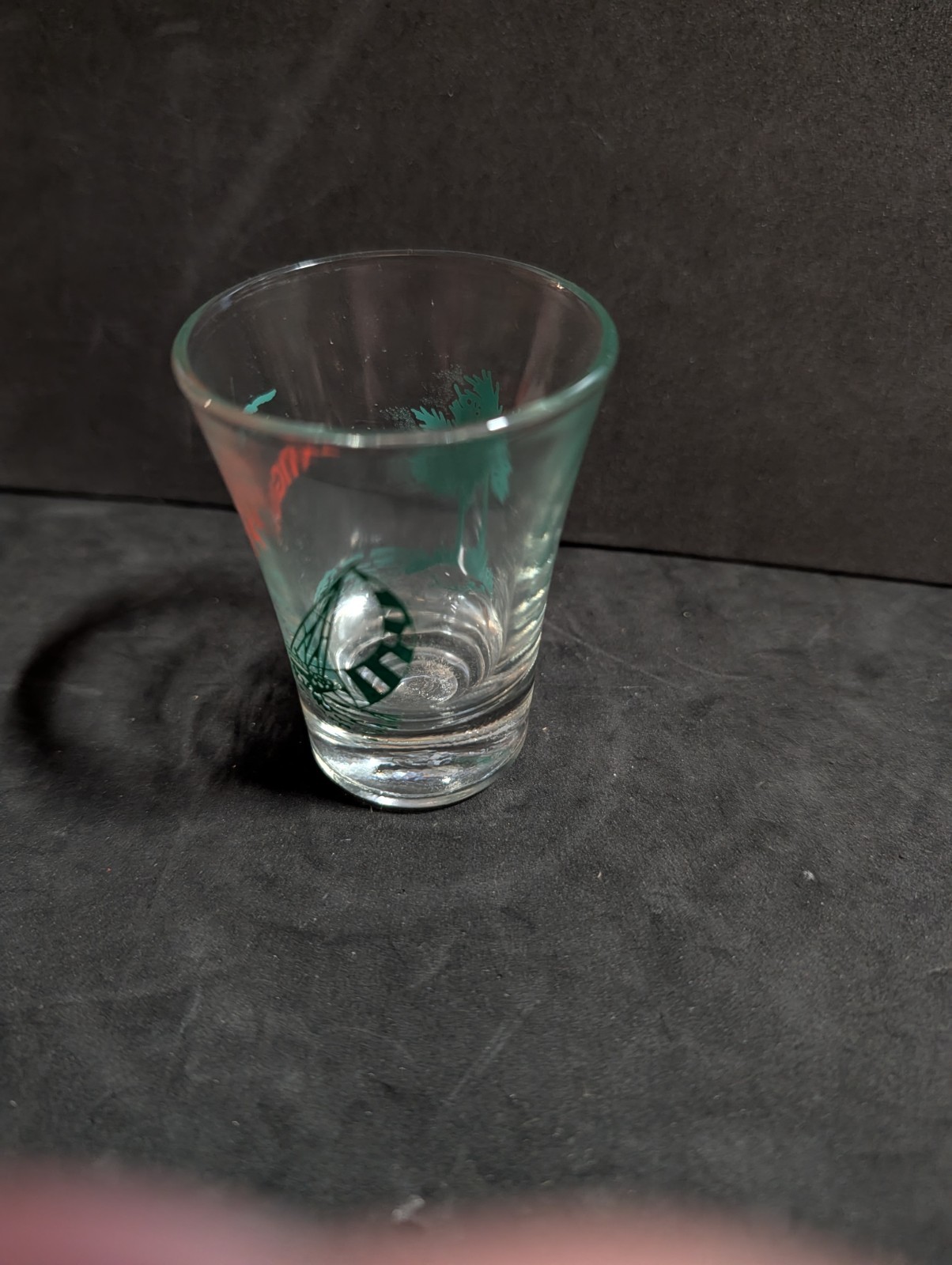 ANTIGUA WEST INDIES SOUVENIER SHOT GLASS NICE!