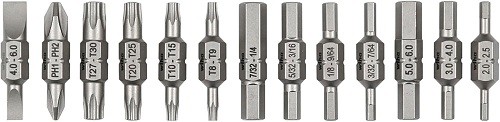 Wiha 77782 13 Piece Double End Bit Reload Set