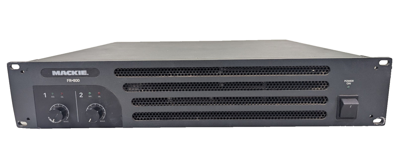 Mackie FR-800 2-Channel Stereo Power Amplifier W/ 1/4 cables