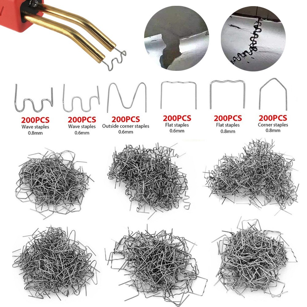 Lightweight and compact welding kit 1200 Hot Staples for Plastic Welding