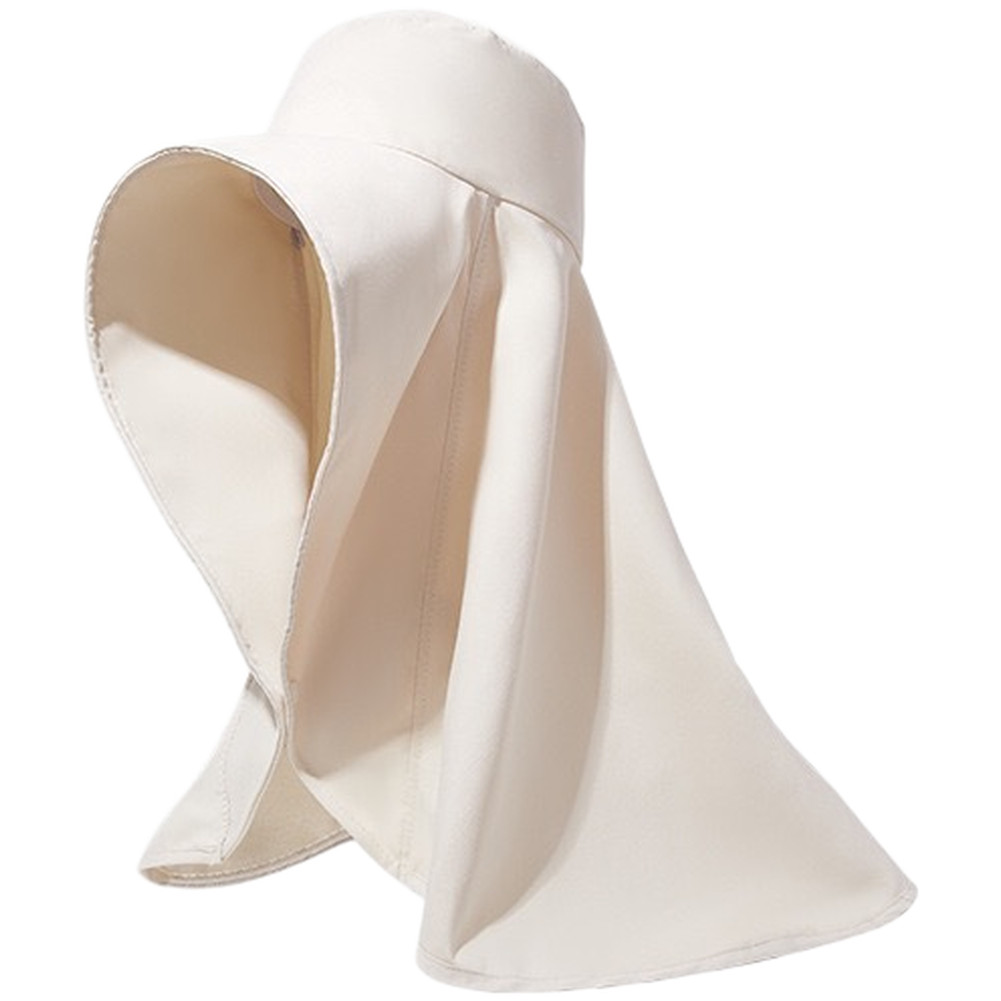 Foldable UPF50+ Sun Hat with Neck Gaiter for Women Wide Brim Outdoor Summer Hat