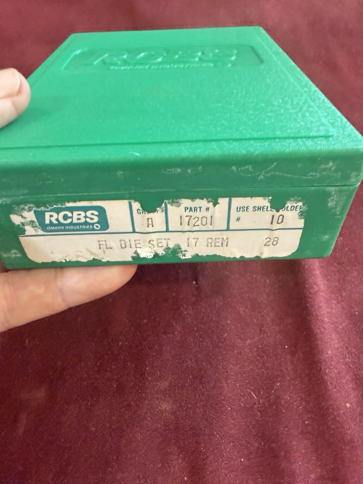 RCBS 17 Remington 2 Die Set # 17201 Nice !!!!