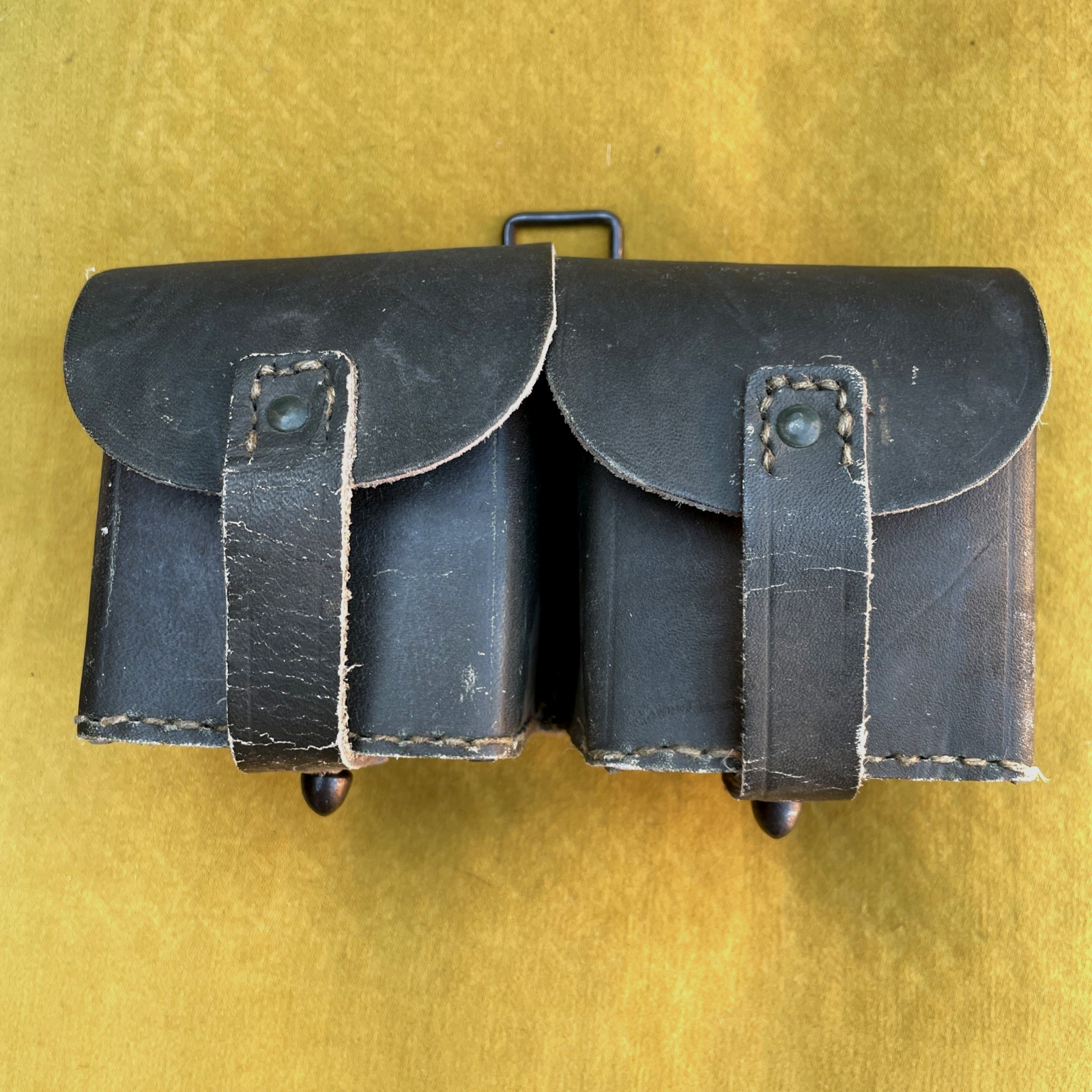 WW2 Italian Military Carcano Leather Ammo Pouch