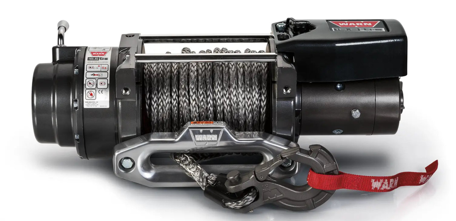 Warn 97740 Vehicle Mounted Vehicle Recovery Winch 16500 lb Pull Line Capacity